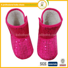 2015 novas lantejoulas de moda lindas pinkbaby botas sapatos de bebê